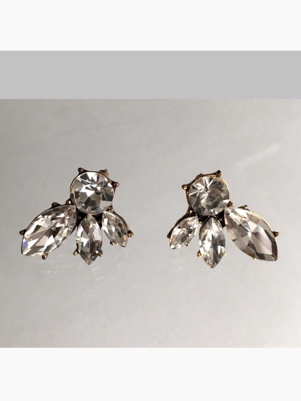 Vintage Rhinestone Statement Sparkle Earrings
